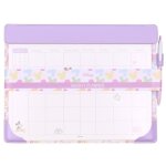 Agenda - mickey mouse - a5 - cuir cologique - stylo inclus - poche pour notes