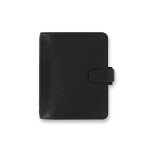Agenda organiseur - filofax - saffiano - format pocket - mécanisme danneaux 19mm - noir Agenda organiseur - filofax - saffiano - format pocket - mécanisme danneaux 19mm - noir
