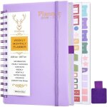 Agenda semainier 2026 2027 spirale - 18 mois agenda scolaire a5 (janvier 2026 - juin 2027) - avec boucle ...