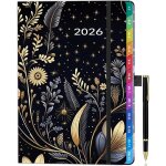 Agenda semainier 2026 a5 ? planner hebdomadaire et mensuel janvier - d�cembre vue semaine pages mensuelles ...