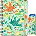 Agenda semainier - a11 - 2024 - couverture rigide - 22 x 16 cm - 140 pages