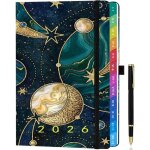 Agenda semainier a5 2026 - zuuko - planificateur hebdomadaire et mensuel - onglets color�s - pages en ...