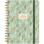 Agenda spirale 2026 semaine sur 2 pages pr�sentation verticale janvier ? d�cembre (12 mois) agenda annuel ...