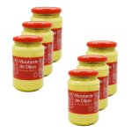 Agidra - lot 6x moutarde forte de dijon - pot 370g