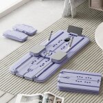 Planche abdominale pilates 8 en 1 pliable avec bandes de r�sistance ? charge max 300 lbs ? appareil fitness ...