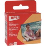 Pastilles photo adh�sives - agipa - 10 x 16 mm - double face - couleur noire - r�f. 228565