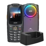 T�l�phone portable senior - agm - m6 - incassable - double sim 4g - �cran 24 pouces - grande police