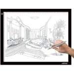 Agptek legere tablette lumineuse a3 avec luminosit� r�glable pr�cise led pad ultre - mince avec cable ...