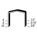 Agrafes stcr - h. 10 mm - bostitch - boîte de 5000 - stcr501910z Agrafes stcr - h. 10 mm - bostitch - boîte de 5000 - stcr501910z