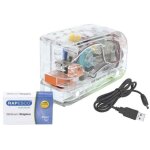 Agrafeuse lectrique - rapesco - 626el - capacit 15 feuilles - chargement frontal - usb et piles aa