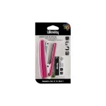 Agrafeuse - multicolore - abs - 1000 agrafes n10 - capacit 12 feuilles - mcanisme mtal