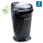 Aigostar breath 30cfr ? moulin  caf pices et graines 0% bpa 150w. lames en acier inoxydable. design ...