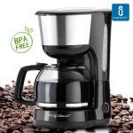 Aigostar chocolate 30hik - cafeti�re � filtre 0% bpa 1. 25 l 1000w. filtre permanent fonction maintien ...