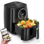 Aigostar odin smart - friteuse � air chaud connect�e wifi 0% bpa. 1400w capacit� de 4. 5l. 8 menus pr�programm ...