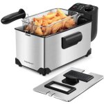 Aigostar ushas 30hez - friteuse 0% bpa avec fen�tre de vue. 3l. cuve amovible acier inoxydable. design ...
