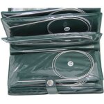 Aiguilles circulaires sundlight en acier inoxydable aiguilles � tricoter circulaires de coque 11sizes ...