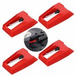 Aiguilles diamant tourne - disque - 4 pi�ces universelles - convient pour platines vinyle �tiquette