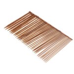 Aiguilles � tricoter - duokon - kit en bambou - 36 pi�ces - point unique - 20 � 100 mm
