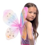 Ailes de papillon avec led - boland - enfant - blanc - int�rieur - 47 x 41 cm