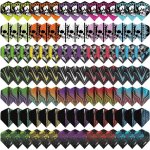 Ailettes standard fl�chettes 90 vols de fl�chettes de formes diff�rentes dart flightsparfait pour fl�chettes ...