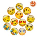 Aimant emoji 12 pice 3d verre smiley aimant rfrigrateur  forte adhrence pour dcorer frigos tableau ...