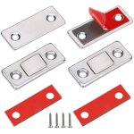Aimant puissantloquet magnetique aimant porte placard 2 pcs trs mince loqueteau magntiques  coller ...