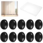 Poids pour rideaux - aimant - 10pcs - plastique - diamtre 4cm - paisseur 2cm
