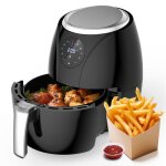 Air fryer 6l - yashe ? 2500w 6 modes pr�programm�s 80?200�c panier antiadh�sif sans huile