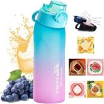 Air gourde bouteille 720ml sans bpa5 capsules pods diff�rentes saveurs fruit�eseau 0 sucre bouchon anti ...