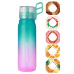 Air gourde bouteille 750 ml sans bpa5 capsules pods diff�rentes saveurs fruit�es eau 0 sucre bouchon ...