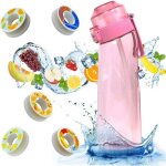 Air gourde bouteille deau 650ml parfum�e up fruits - sans bpa - avec 7 dosettes de saveur et paille - ...