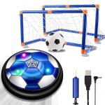 Air power football ballon de foot rechargeable avec cadre de 2 buts jouet de plein air cadeau sportif ...