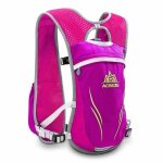 Plein air sport piste marathoner fonctionnement course hydratation gilet pack sac  dos - rose (sans ...