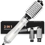 Air styler - brosse soufflante rotative 2 en 1 brosse seche cheveux brushing - 2 accessoires - 2 temp�ratures ...