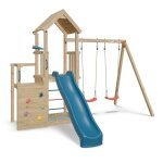 Aire de jeux en bois ultra xplorer trigano 2 - 8 enfants