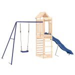 Aire de jeux dext�rieur balan�oires toboggan portiques robuste jeux jardin 185 x 185 x 186