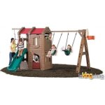 Aire de jeux - step2 - adventure lodge - toboggan - balan�oire - �chelle corde