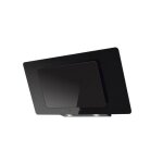 Airlux hotte d�corative inclin�e 90cm 719m3 / h verre / noir - ahmi971bk