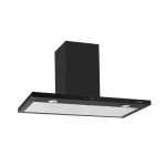Airlux hotte d�corative murale 90cm 636 m3 / h noir - ahbs960bk