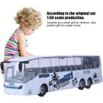Aiz 1:50 simulation transit bus modèle alliage jouet pull - back bus jouet avec lumière et musique pour ... Aiz 1:50 simulation transit bus modèle alliage jouet pull - back bus jouet avec lumière et musique pour ...