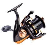 Aiz moulinet de pche en mer 12 + 1bb haute vitesse moulage mtallique filature (8000)