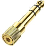 Ajw - adaptateur jack 6. 35 mm m�le vers 3. 5 mm femelle casque prise adaptateur audio connecteur st�r�o ...
