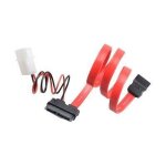 Akasa - c�ble s�rie ata - sata slimline 13 broche?