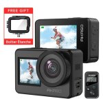Akaso brave 7 4k camra sport ipx8 10m tanche avec tui 30fps 20mp eis 2. 0 110 wifi 512gb commande ...