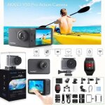 Akaso v50 pro camra sport etanche 4k wifi 20mp action cam 30fps camscope ultra hd eis cran lcd tactile ...