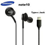 Akg ? �couteurs filaires ig955 type - c - 3. 5mm micro intra - auriculaire pour galaxy s21 s20 note 10 ...
