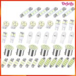 Akozon ampoule led de voiture ensemble combin� dampoules led de voiture pour int�rieur de voiture / d�me ...