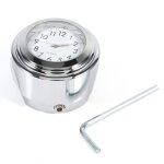 Akozon horloge de cadran de montage de guidon de moto 7 / 8 pouces 1 montre universelle tanche pour ...