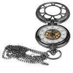 Akozon montre de poche  quartz montre de poche ronde vide classique analogique  mouvement  quartz ...