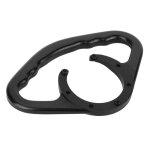 Akozon moto poigne grip rservoir poigne grab noir en alliage daluminium passager main grip fit pour ...